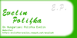 evelin polifka business card